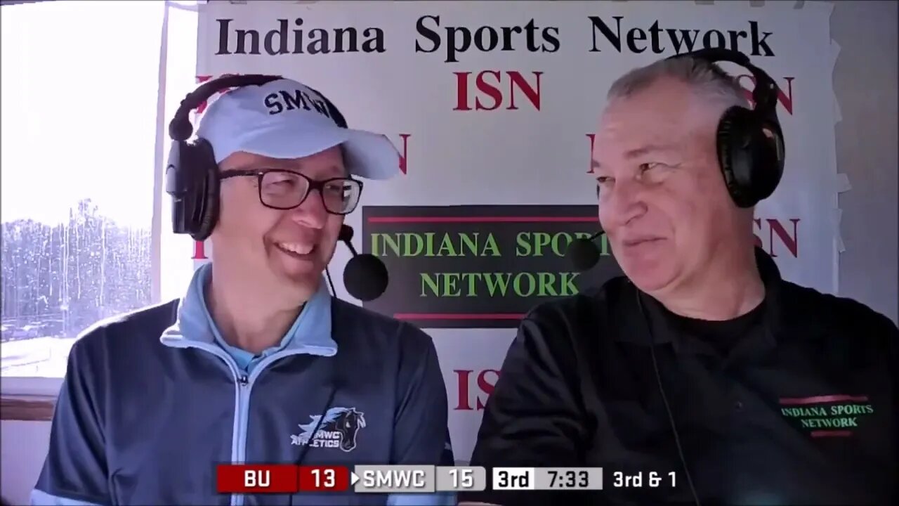 Halftime Interview with Kevin Lanke Associate VP for Athletics at Saint Mary-of-the-Woods