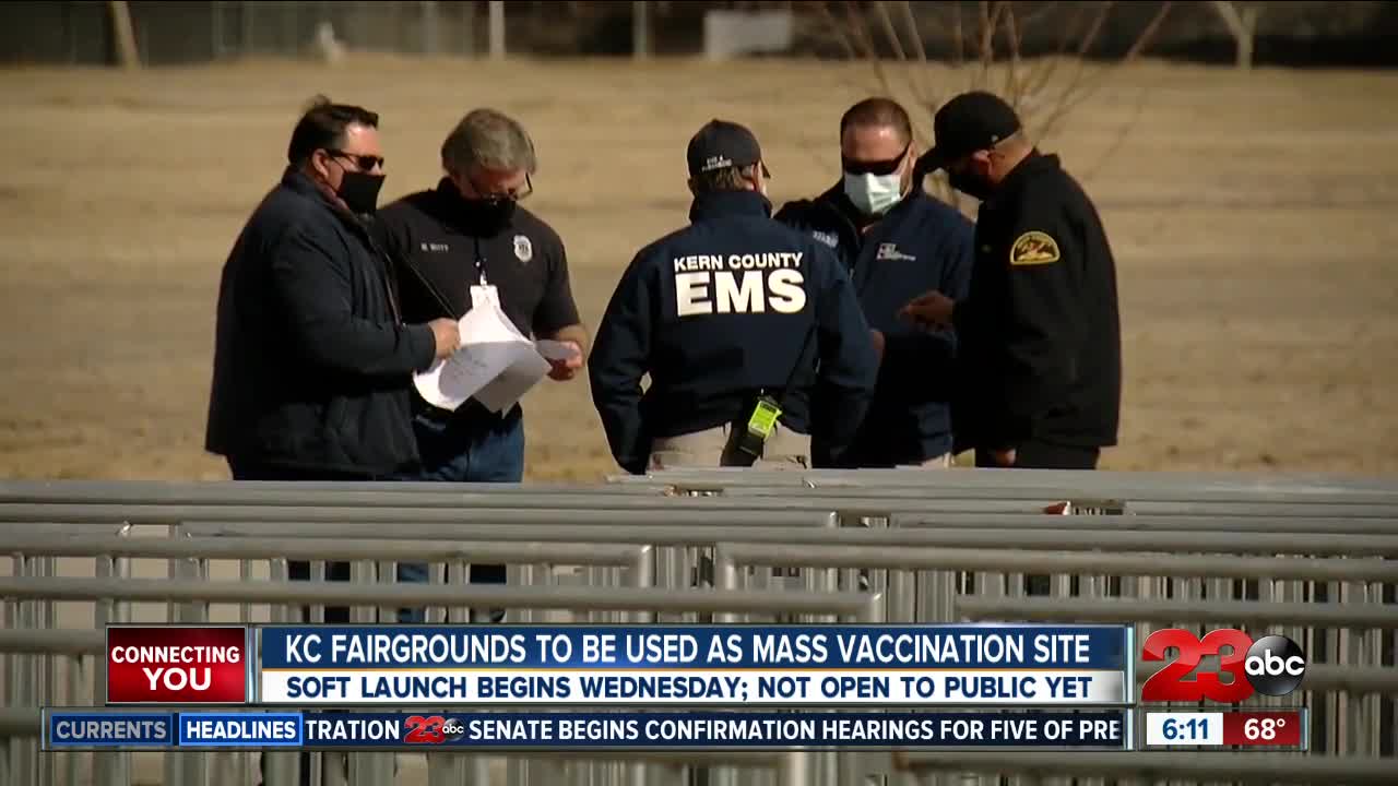 Kern County Fairgrounds will be used as mass vaccination site