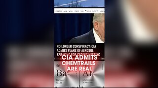 Alex Jones: CIA Director Admits Chemtrails, Weather Weapons, Are Real - 10/8/24