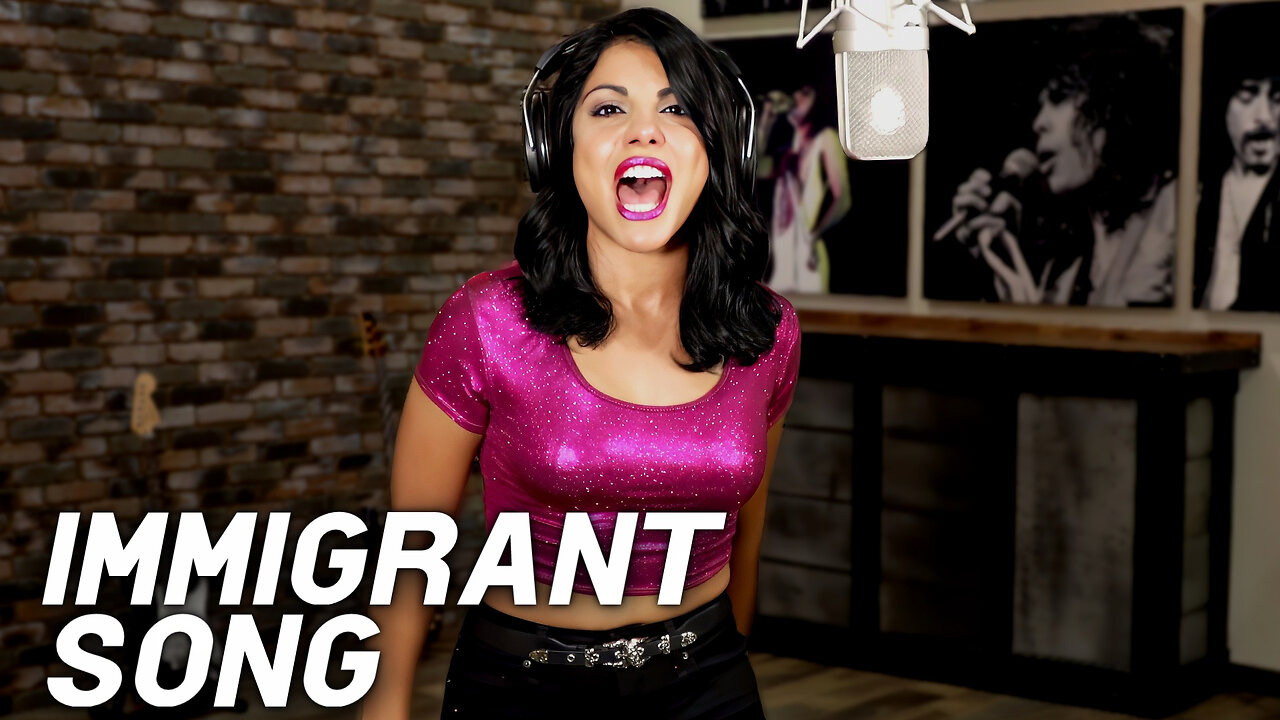 Immigrant Song - Led Zeppelin - ft. Sara Loera - Ken Tamplin Vocal Academy