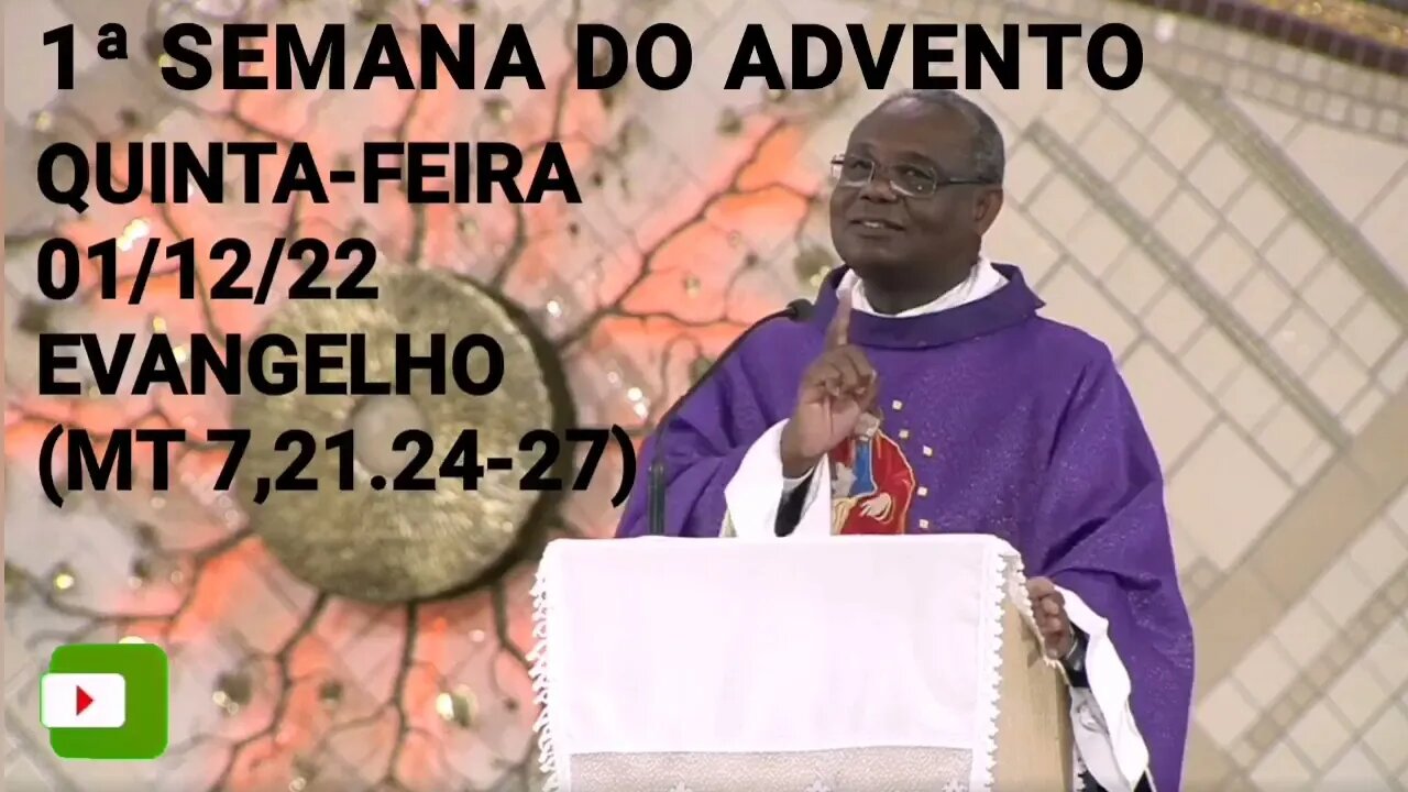 Homilia de Hoje | Padre José Augusto 01/12/22 Quinta-feira