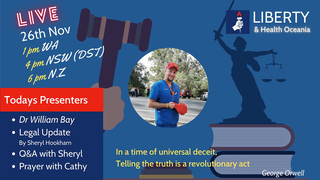 2022-12-10 Live Stream Liberty & Health Oceania