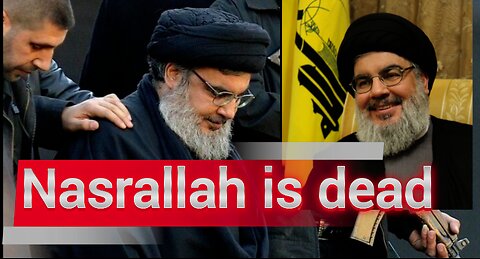 Breaking News, Hizb Allah leader is dead Nasrallah is dead