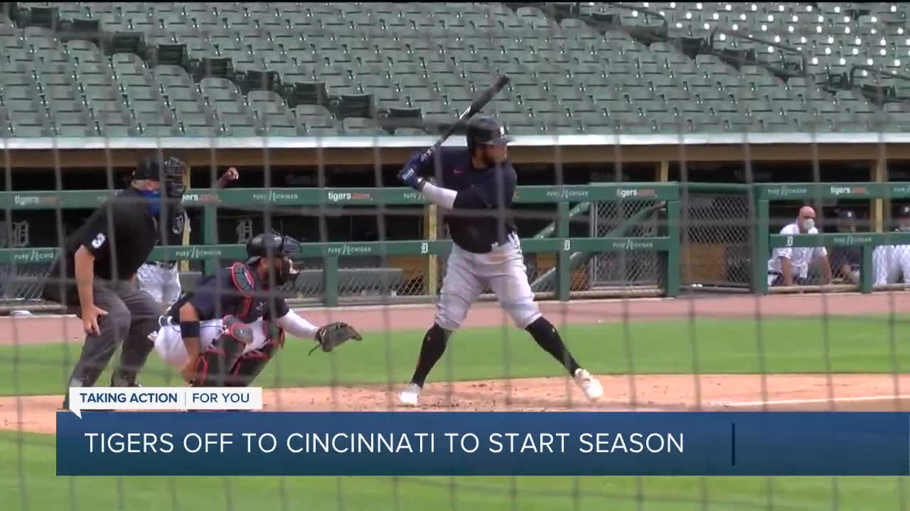 Tigers off to Cincinnati to start season