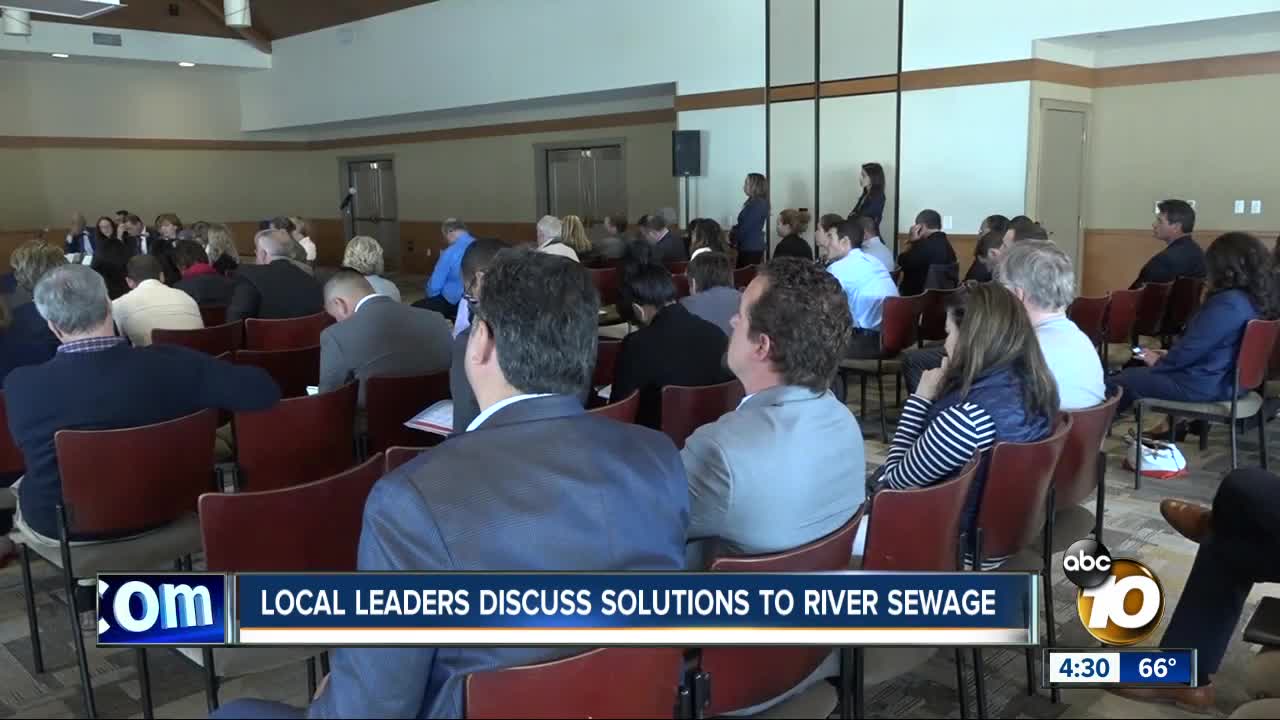 Local leaders talk solutions to Tijuana River Valley sewage