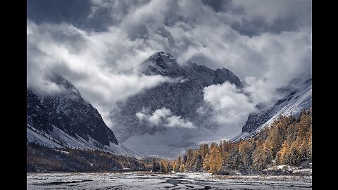 Гора Караташ и долина Актру, Республика Алтай,Monte Karatash e Vale Aktru, República de Altai