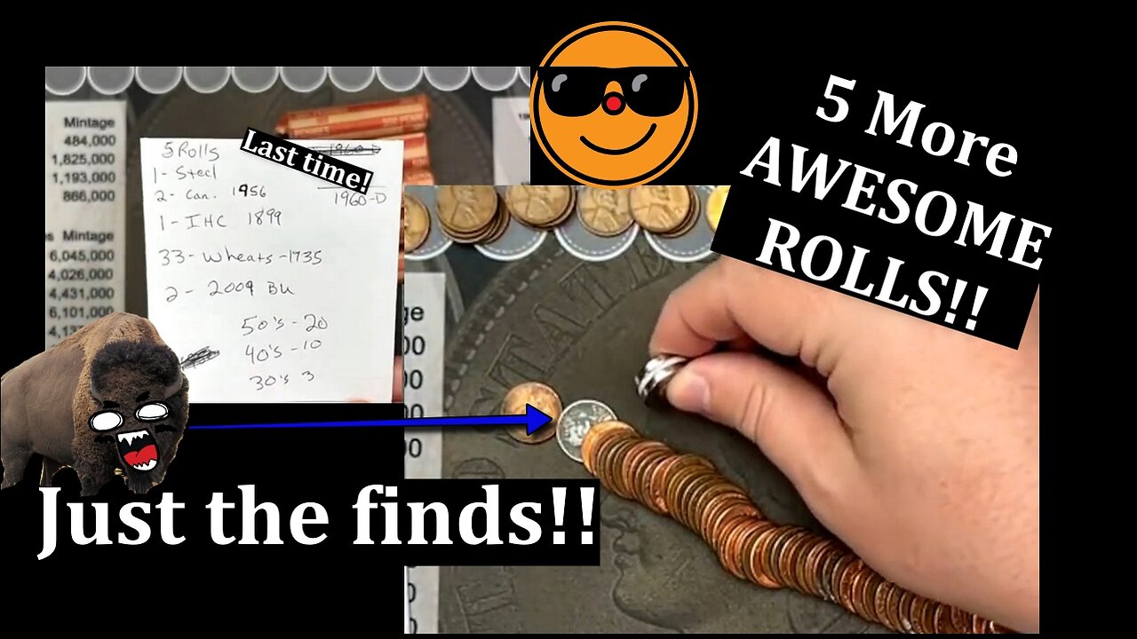 5 More Rolls from Ma & Pa Penny Box!