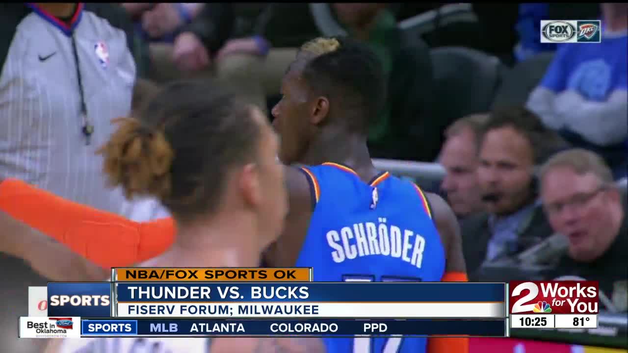 OKC Thunder hit franchise-record 23 3-pointers, beat Milwaukee Bucks, 127-116