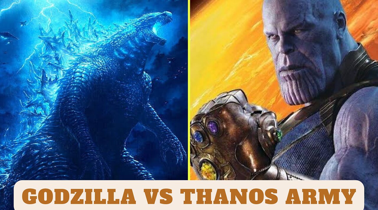 Godzilla vs Thanos Army: Who Would Win? #GodzillaVsThanos #Godzilla #Thanos