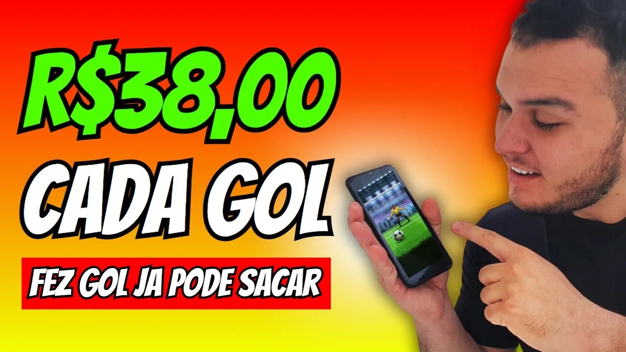 RECEBA! JOGUINHO DO GOL - FAÇA UM GOL E RECEBA R$38,00 REAIS NO PIX NA HORA