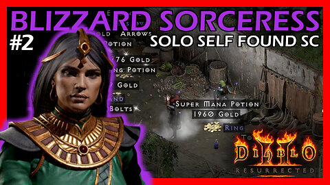Lower Kurast until Jah | Diablo 2 Resurrection Offline SSF Part 2