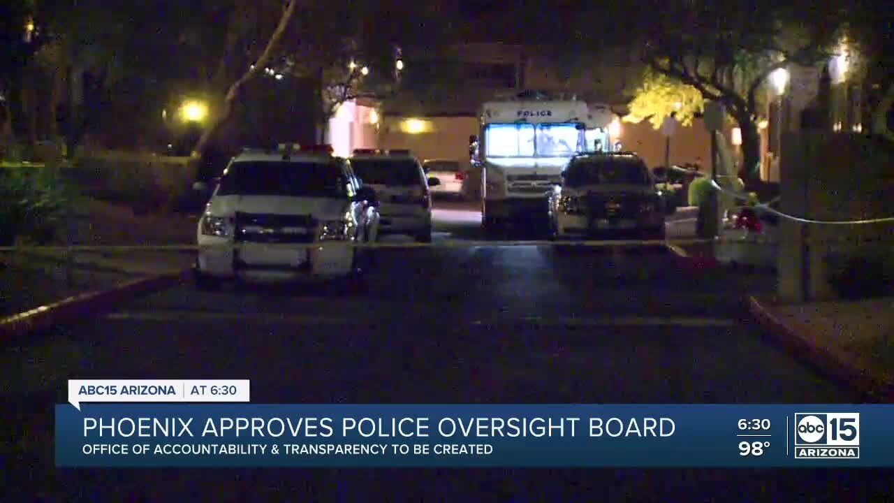 Phoenix approves police oversight board