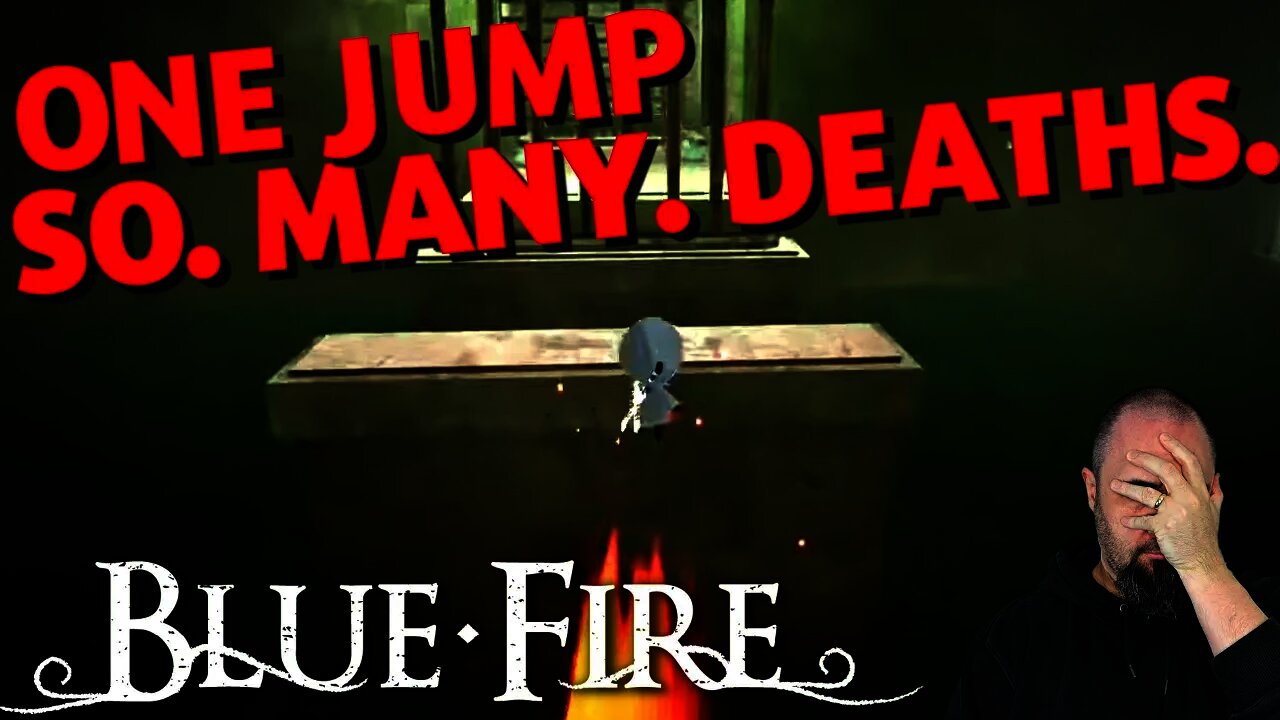 Streamer breaks down playing Blue Fire - That One Jump! Fail Compilation