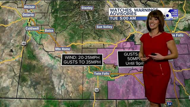 One more brisk spring day across SW Idaho, then a warming trend sets in!