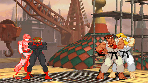 MUGEN - Dark Bolt & Alpha Doll vs. Shin Ryu & Shin Ken - Download