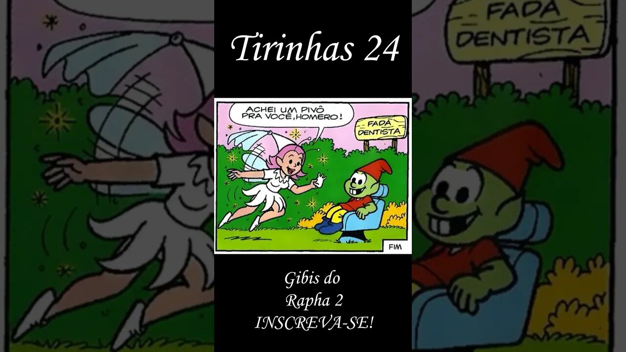 Tirinhas da Turma da Mônica nº 24 | Gibis do Rapha 2