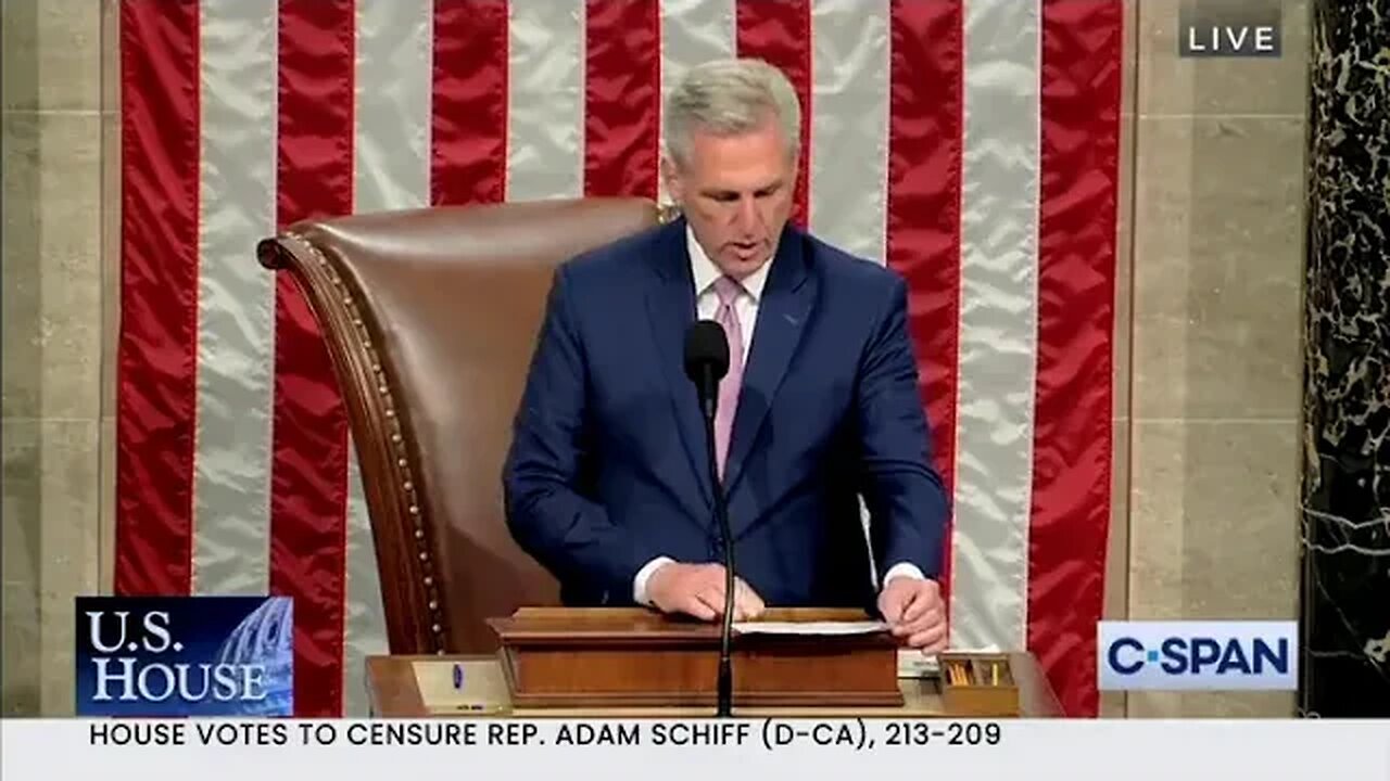 House Dems Throw 5 minute Temper Tantrum Over Schiff Censure