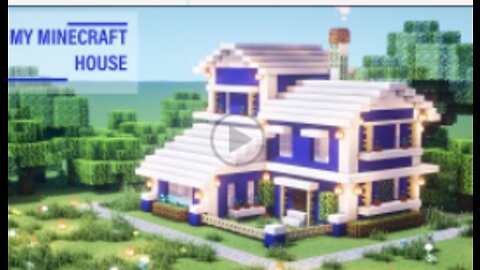 Minecraft: How to build a simple blue house