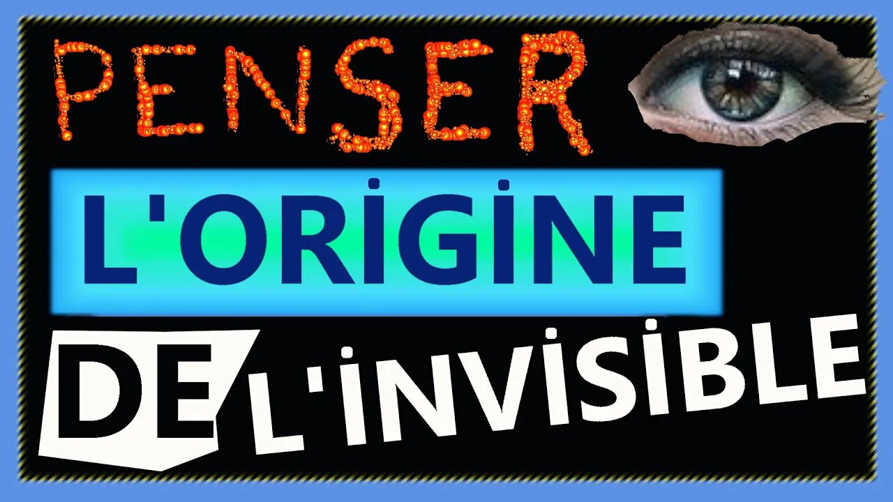Penser l'Origine de l'Infini