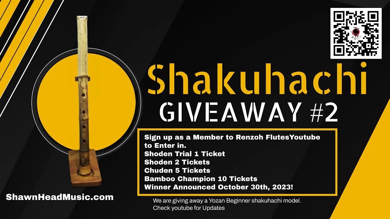 The Second Shakuhachi Giveaway