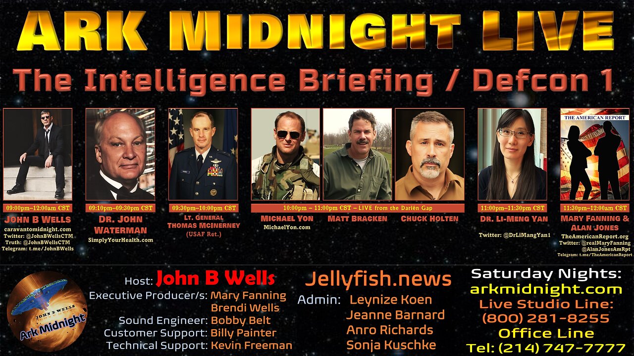 The Intelligence Briefing / Defcon-1 - John B Wells LIVE