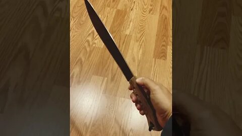 Fiddleback Forge 12” Machete 1075steel #edc #knifereview #shortsvideo #shorts #shortsyoutube #hiking