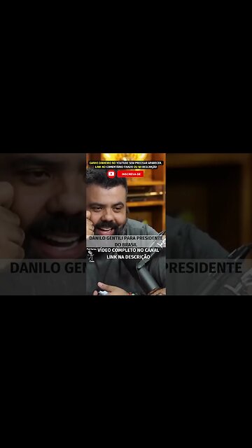DANILO GENTILI PARA PRESIDENTE? #shorts #danilogentile #danilogentili #danilogentilli #presidente