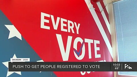 Push to get people registered to vote