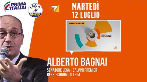 🔴 Interventi del Sen. Alberto Bagnai ospite a "Coffee Break" del 12/07/2022.