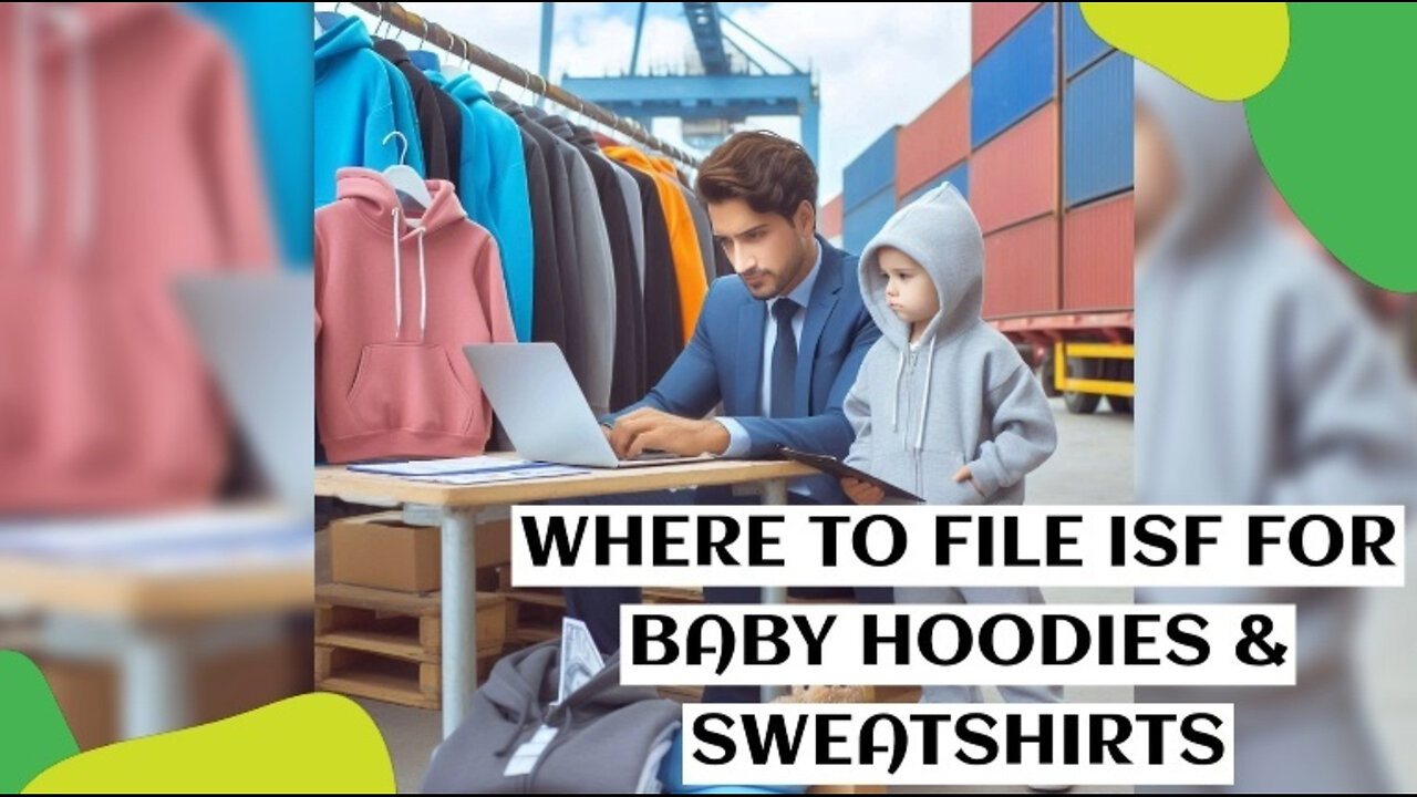 Navigating ISF Filing for Baby Hoodies and Sweatshirts: Where to File?