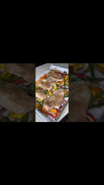 FREE Keto Recipe (Link In Description) | Chicken fajita meal prep #Shorts