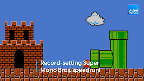There's A New Record Speedrun for Super Mario Bros.