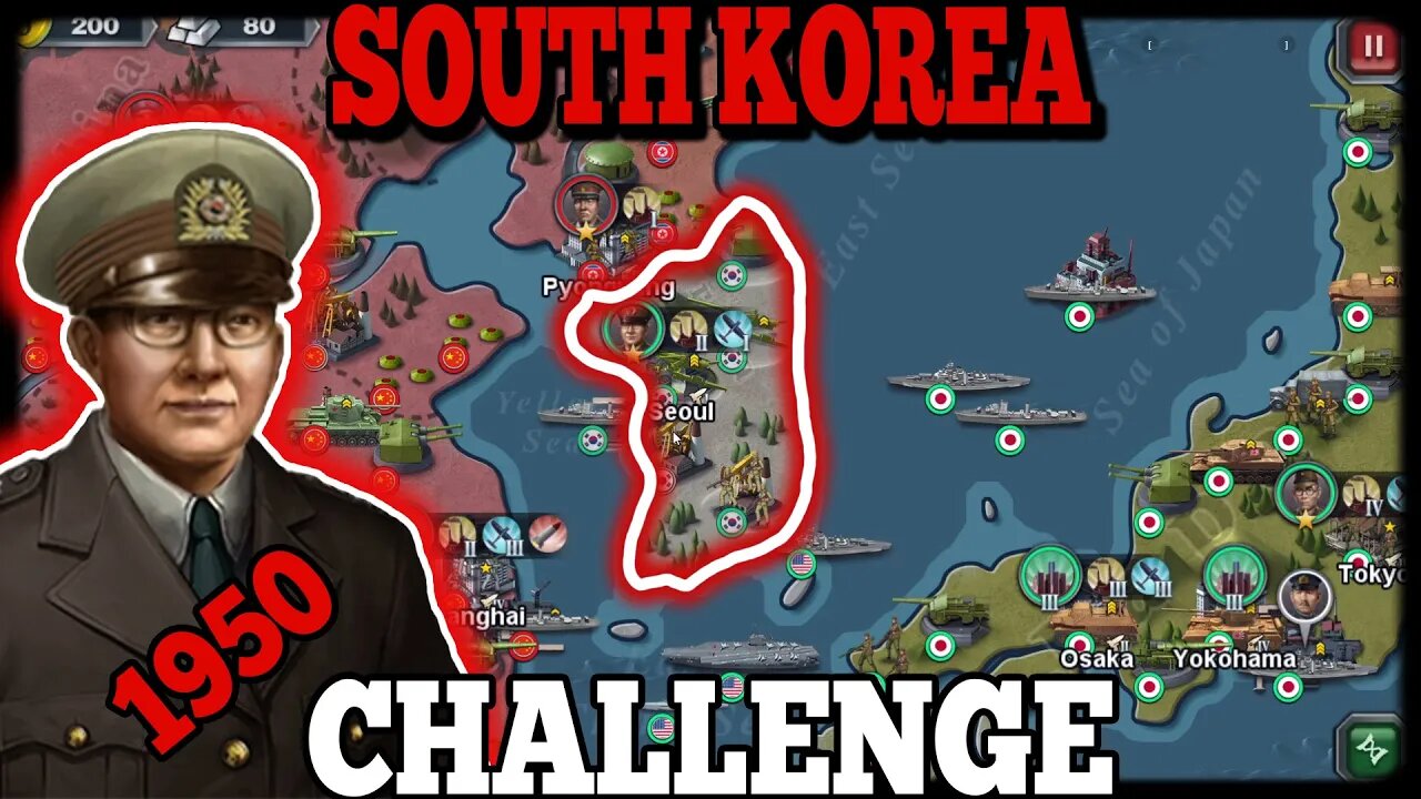š„CHALLENGE SOUTH KOREA 1950 FULL WORLD CONQUESTš„