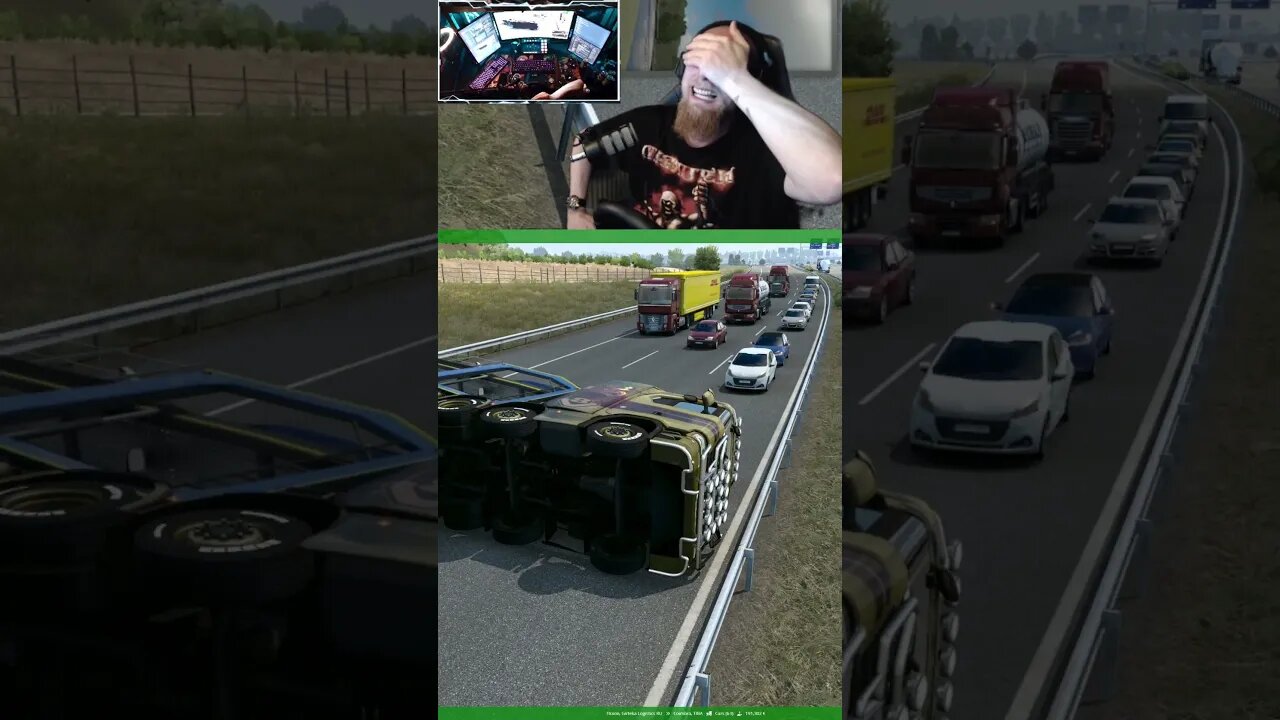 Prepperian Belive´s He Can Fly #eurotrucksimulator2 #ets2 #game #scandinavianwolf #streaming #shorts