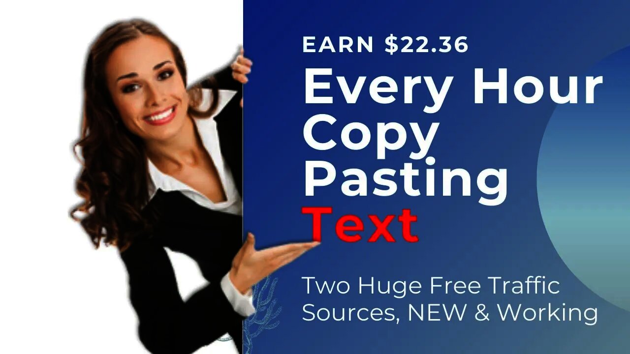 EARN $22.36 Every Hour Copy Pasting Text, Affiliate Marketing, Free Traffic, Clickbank, Digistore24