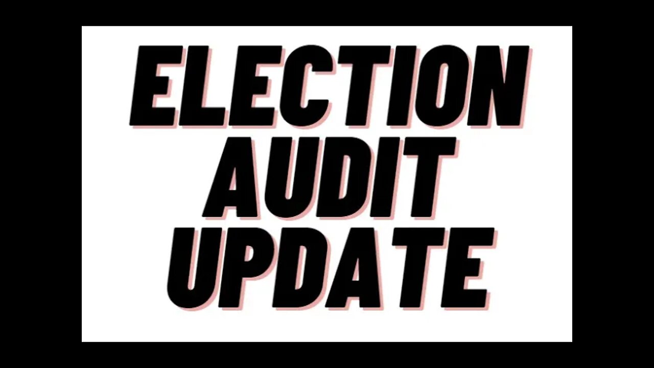 Maricopa County Audit Update!!!