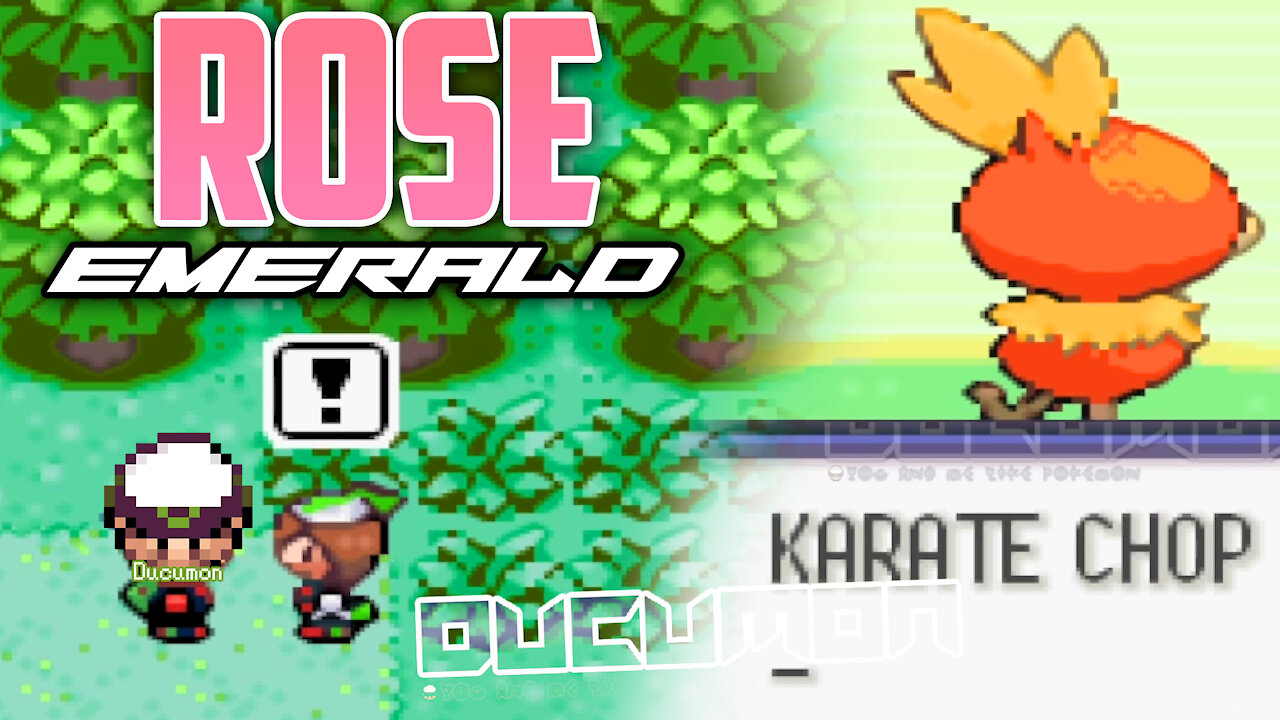 Pokemon Rose Emerald by Rosalyn - New GBA Hack ROM for some guys like Kaizo Mode, Nuzlocke mode