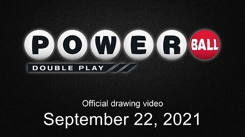 Powerball Double Play drawing for September 22, 2021