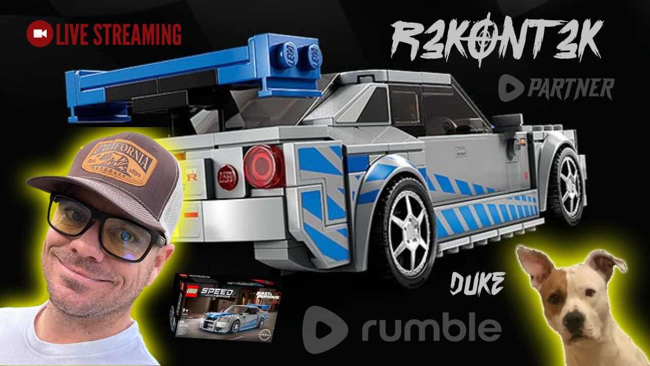 R3Ks Room | Bored? Build a Lego' - 2F2F GT-R - It's Friday - Come Chill