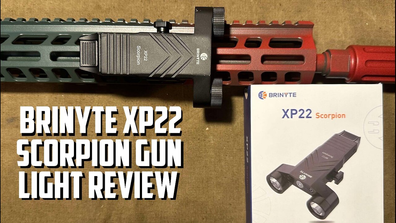 Brinyte XP22 Scorpion Gun Light Review