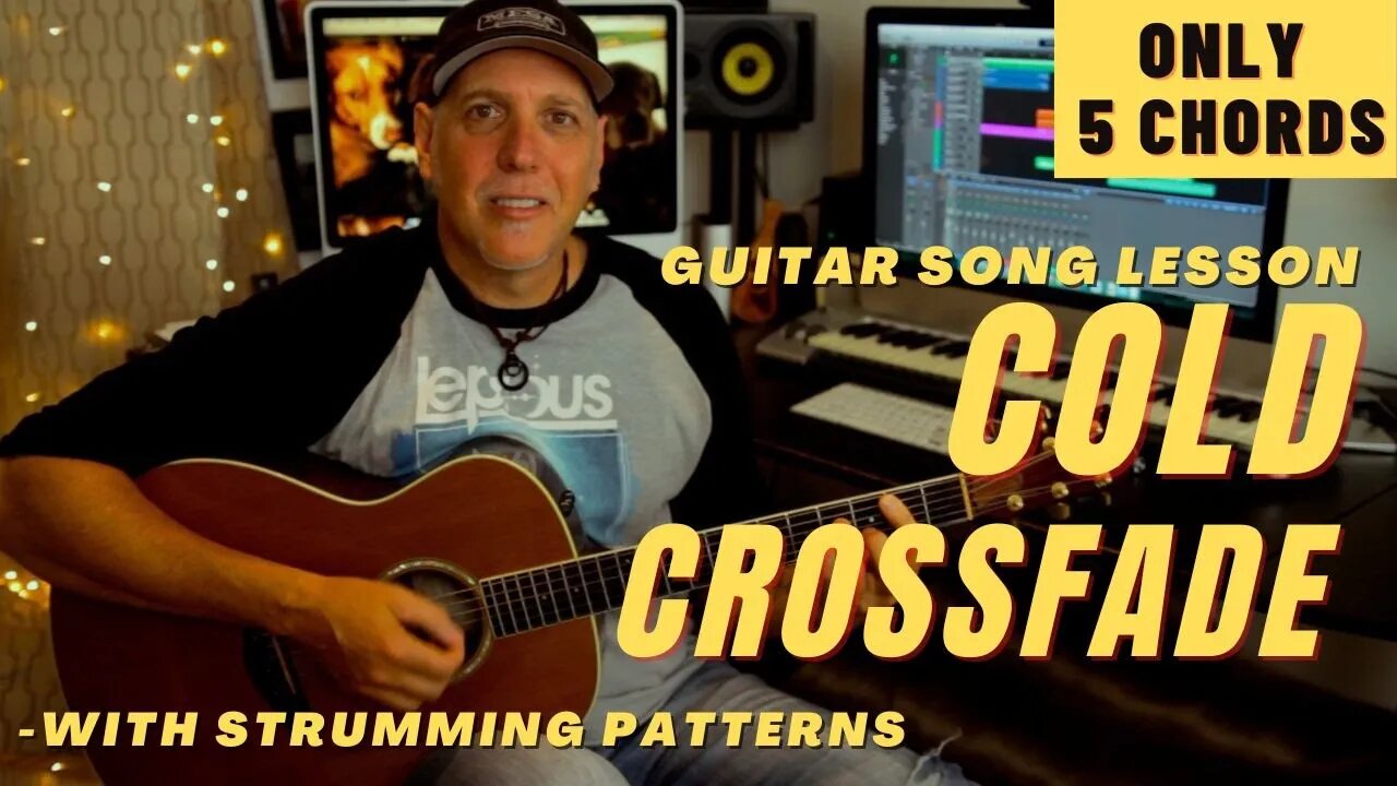 Cold by Crossfade Acoustic Guitar Song Lesson Tutorial - Only 5 chords!