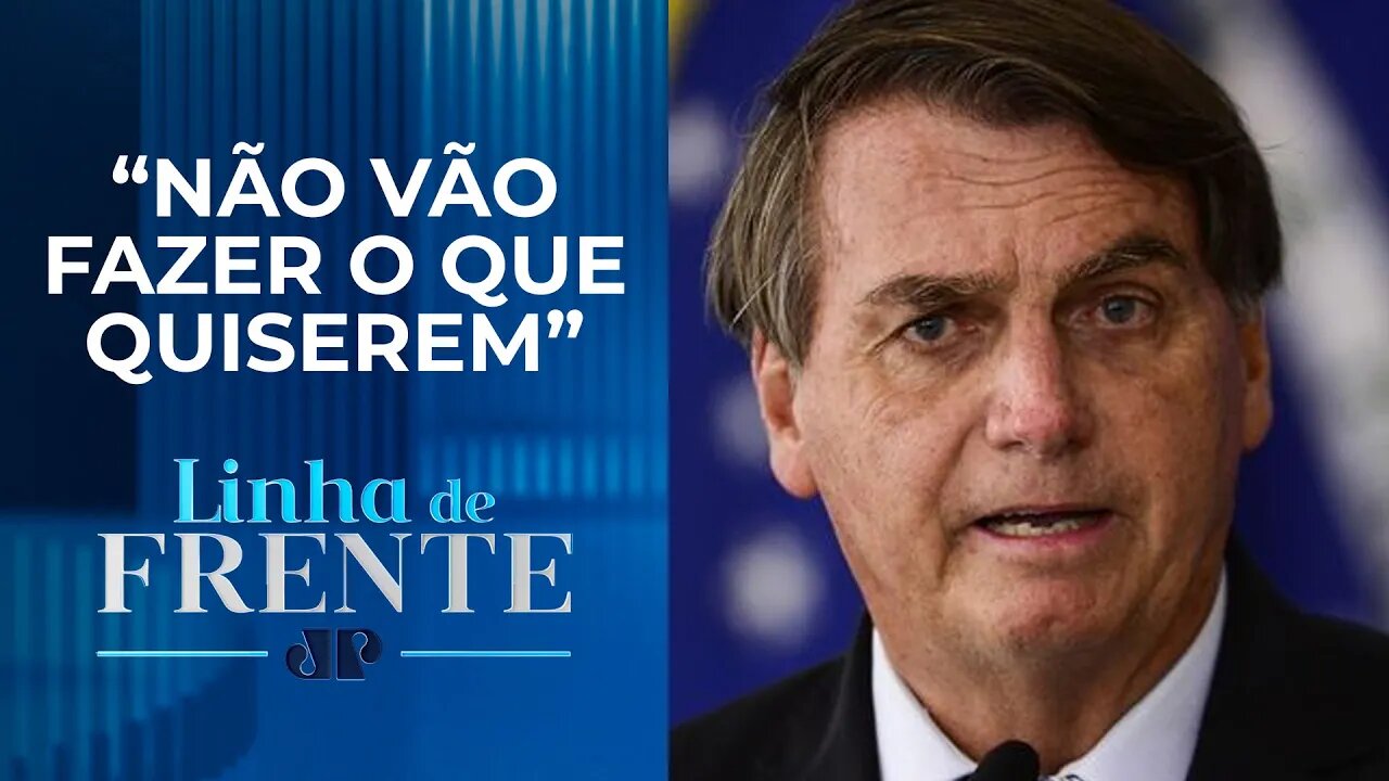 Bolsonaro sobre governo Lula: “Não vou liderar nenhuma oposição” | LINHA DE FRENTE