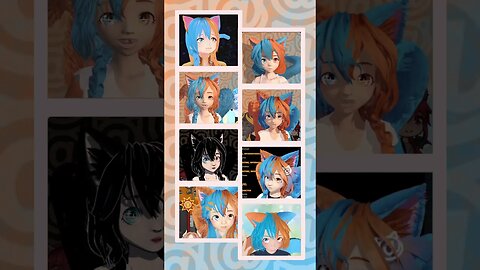 Keidakat Vtuber design changes