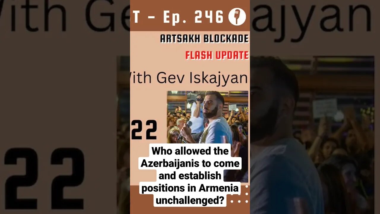 Who allowed the Azerbaijanis to come and establish positions in Armenia unchallenged?