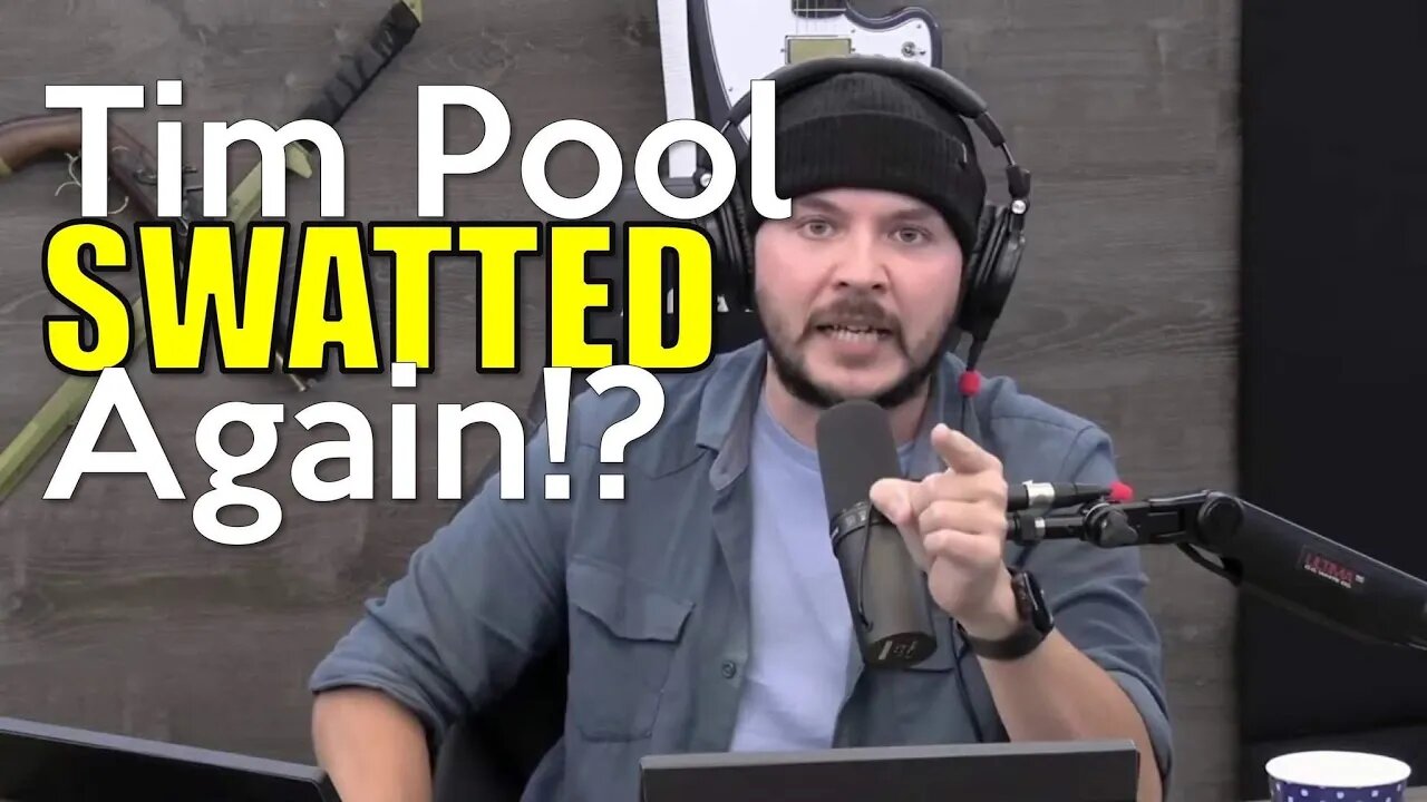 Tim Pool's TimCast IRL SWATTED AGAIN! Bomb Threat? 9th Swat! Chrissie Mayr Explains