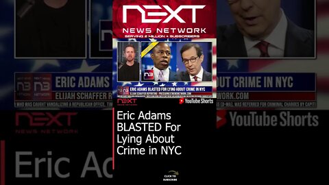 Eric Adams BLASTED For Lying About Crime in NYC #shorts