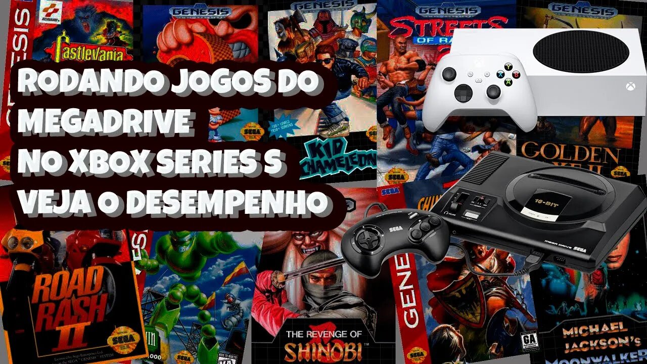 Rodando jogos do Sega Megadrive/Genesis no Xbox Series S Veja o Desempenho