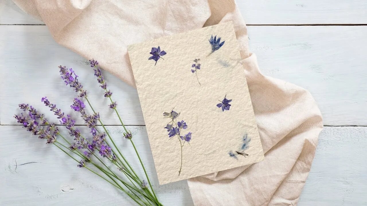 Pressed Flower Project: Seed Paper