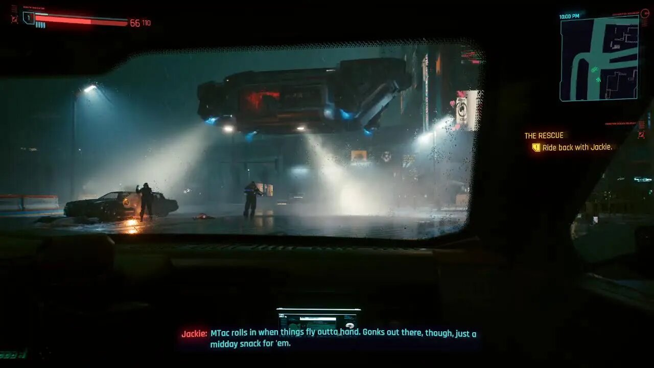 Playing Cyberpunk 2077