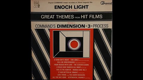 Enoch Light and His Orchestra – Great Themes From Hit Films in Command's Dimension •3• Process